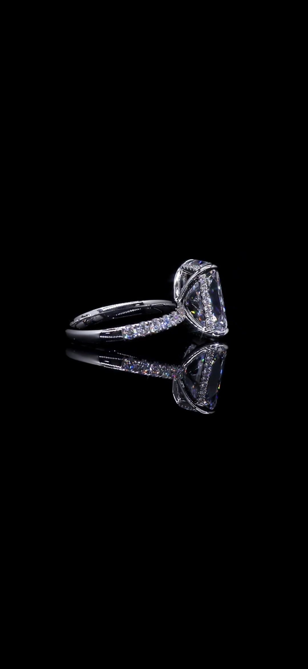 Diamond Engagement Ring Radiant New Oval 5.03 CT IGI CERTIFED 14k Gold