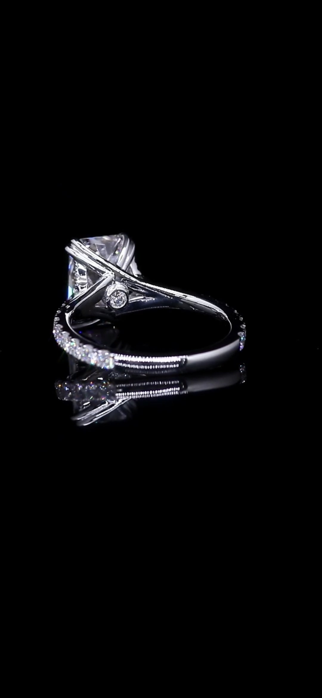4.29 CTW Radiant Cut Lab Diamond Engagement Ring – 14K White Gold (Size 6.5)