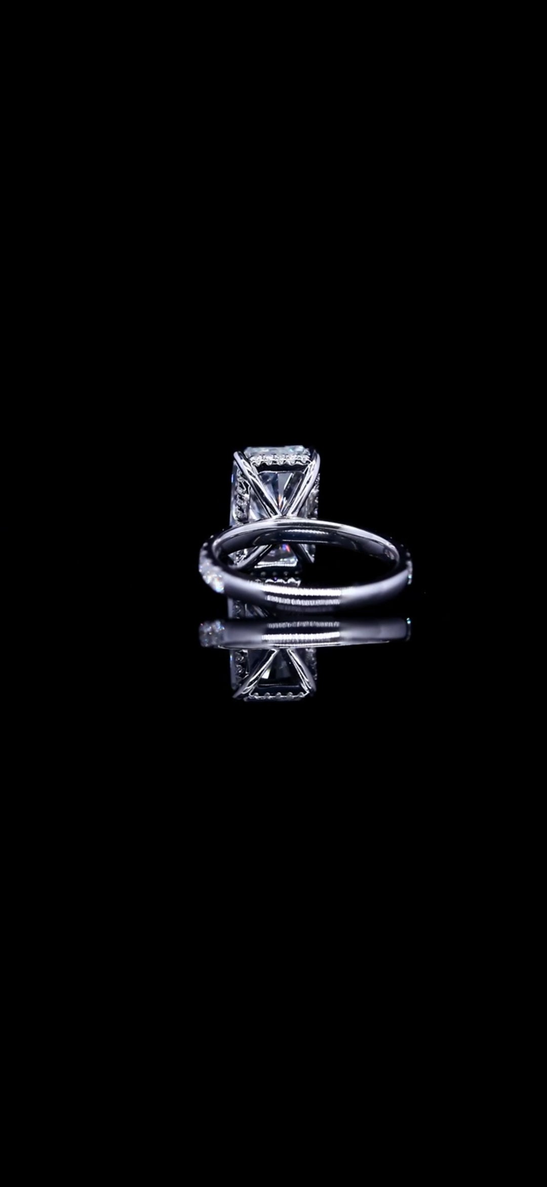 Diamond Engagement Ring Radiant 6.08CT VS1 E 14k Gold New IGI CERTIFED