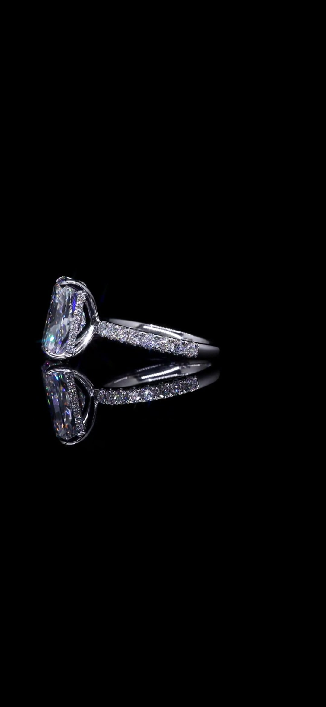 Diamond Engagement Ring Radiant New Oval 5.03 CT IGI CERTIFED 14k Gold